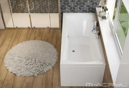 Amanda egyenes akril kád 170x75