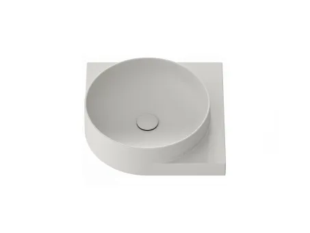 Yard 45 C kerámiamosdó Smoke Grey, túlfolyó furat nélkül