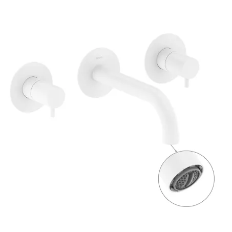 Espirit falba süllyesztett mosdócsaptelep belső egységgel ES 019.10WV.O1, White Velvet