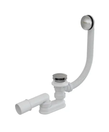 Kád le/ túlfolyószett  800 ClickClack, krómozott fedél