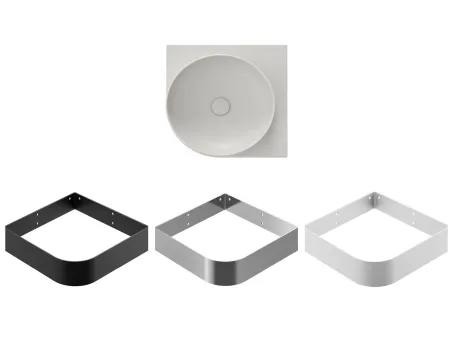 Yard 45 C kerámiamosdó Smoke Grey, túlfolyó furat nélkül