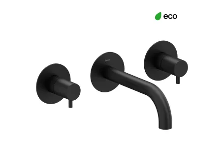 Espirit falba süllyesztett mosdócsaptelep belső egységgel ES 019.20BLM.O1, Black Matt