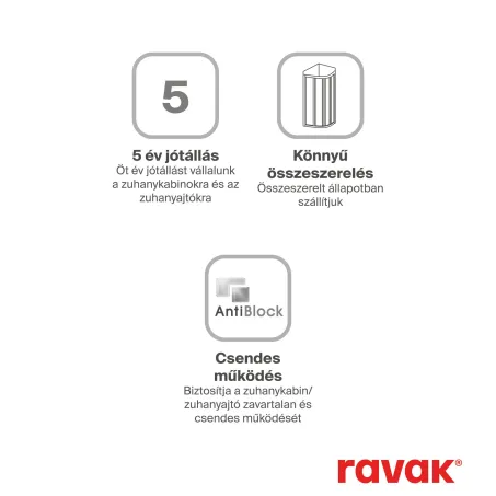 Supernova ASDP3-100 zuhanyajtó 198 szatén+pearl