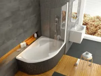 Rosa II 160x105 akrilkád  jobb (hófehér)