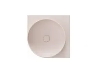 Yard 45 C kerámiamosdó Alabaster Pink, túlfolyó furat nélkül