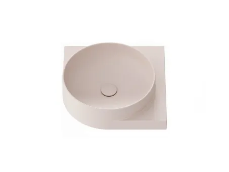 Yard 45 C kerámiamosdó Alabaster Pink, túlfolyó furat nélkül