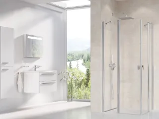 Chrome CRV2-120 zuhanyajtó krómhatású+transparent (1 oldal)