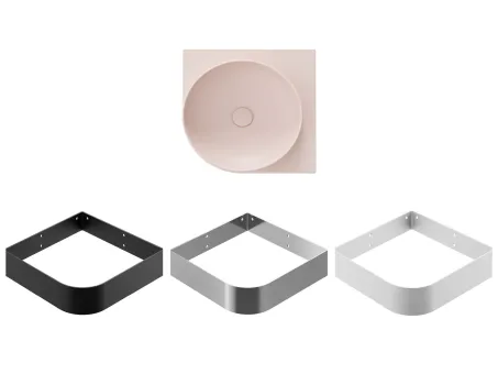 Yard 45 C kerámiamosdó Alabaster Pink, túlfolyó furat nélkül