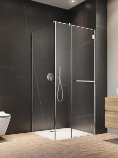 Carena KDJ szögletes zuhanykabin 100x90 átlátszó jobbos
