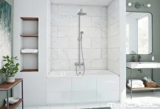 Flexa vágható egyenes akril kád