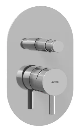 Espirit falba süllyesztet csaptelep, automatikus kétutas, belső egységgel ES 061.00CR.O2, Chrome