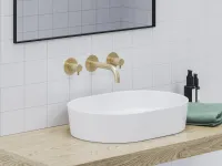 Espirit falba süllyesztett mosdócsaptelep belső egységgel ES 019.60GLB.O1, Gold Brushed