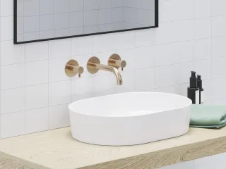 Espirit falba süllyesztett mosdócsaptelep belső egységgel ES 019.60RGB.O1, Rose Gold Brushed