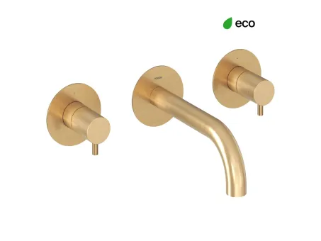 Espirit falba süllyesztett mosdócsaptelep belső egységgel ES 019.60GLB.O1, Gold Brushed