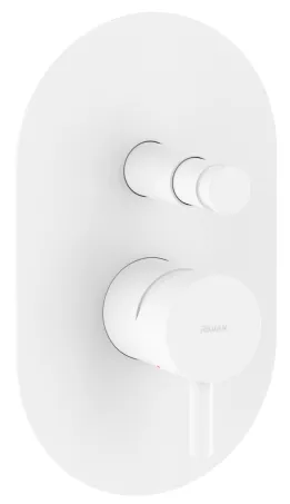 Espirit falba süllyesztet csaptelep, automatikus kétutas, belső egységgel ES 061.10WV.O2, White Velvet