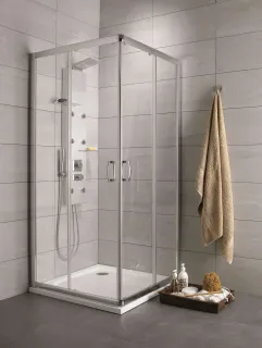 Premium Plus D szögletes zuhanykabin 100x90 átlátszó