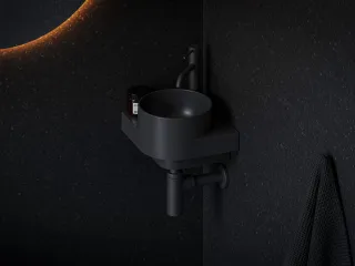 Yard 28 C kerámiamosdó matt fekete