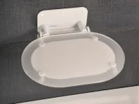 Chrome ülőke Clear/fehér