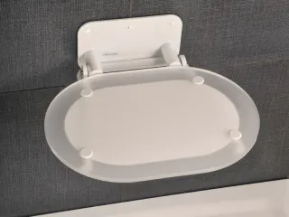 Chrome ülőke Clear/fehér