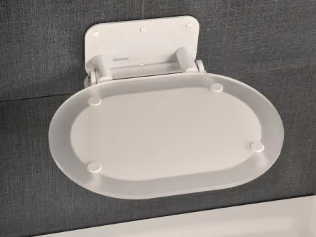 Chrome ülőke Clear/fehér