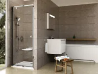 Pivot PDOP1-90 zuhanyajtó krómhatású+transparent