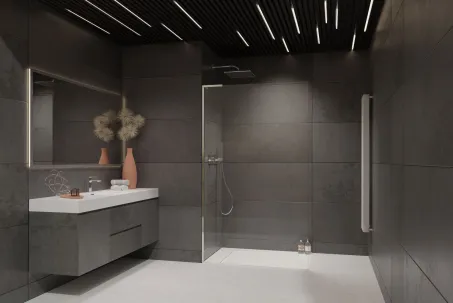 Modo SL II Walk-in zuhanyfal 75 átlátszó jobbos