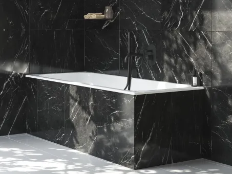 Espirit falba süllyesztet csaptelep, automatikus kétutas, belső egységgel ES 061.20BLM.O2, Black Matt