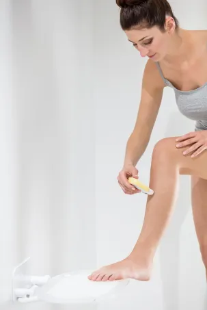 Chrome ülőke Clear/fehér