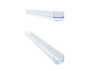 Brilliant, GlassLine szilikonos tömítés szett függőleges üveg/üveg 8