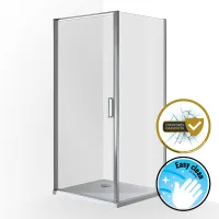 Wellis Quadrum szögletes zuhanykabin 90x90x190 WC00482