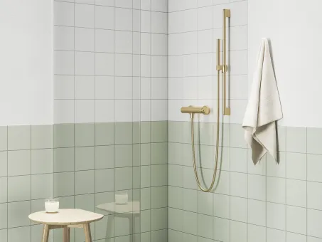 Zuhanygégecső 150 cm, műanyag 913.60GLB, Gold Brushed