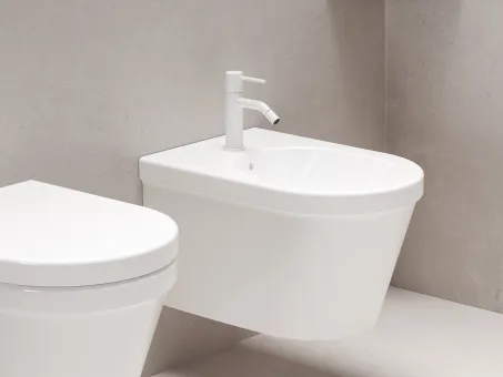 Espirit álló bidécsaptelep 150 mm leersztő nélkül ES 056.10WV , White Velvet