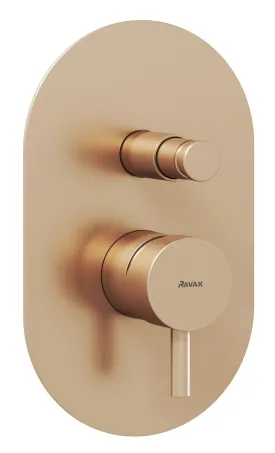 Espirit falba süllyesztet csaptelep, automatikus kétutas, belső egységgel ES 061.60RGB.O2, Rose Gold Brushed
