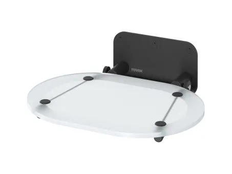 Chrome ülőke Clear/fekete