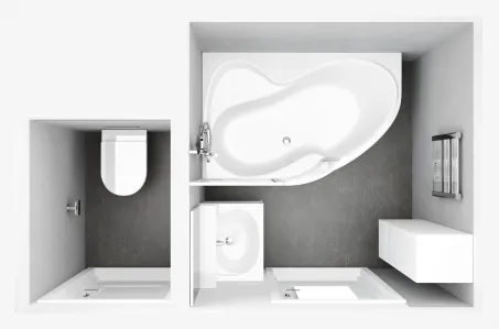 Rosa 95 160x95 bal (hófehér)