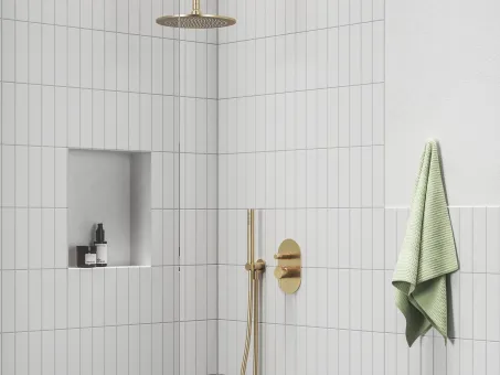 Espirit falba süllyesztet csaptelep, automatikus kétutas, belső egységgel ES 061.60GLB.O2, Gold Brushed