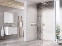 Walk-In Wall Szett 160, zuhanykabin krómhatású+transparent