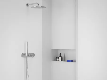 Fali kar esőztető zuhanyfejhez 702.00CR, króm