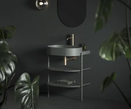 CS Yard 60 fürdőszobai bútor, Grey Green