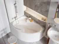 Rosa I 140x105 akrilkád bal (hófehér)