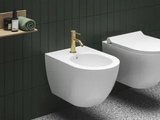 Espirit álló bidécsaptelep 150 mm leersztő nélkül ES 056.60GLB, Gold Brushed
