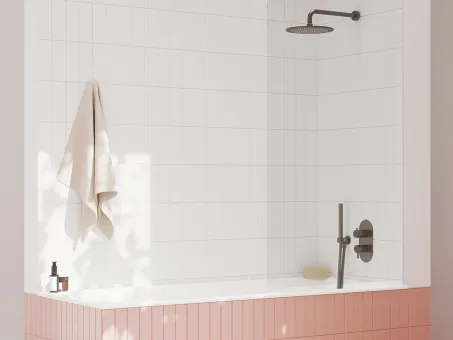 Fali csatlakozó zuhanyfejhez 702.21GB, Graphite Brushed