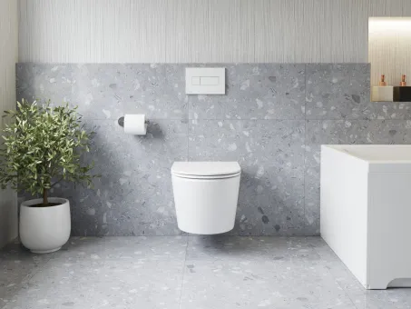 Flow RimOff fali WC szett, fehér