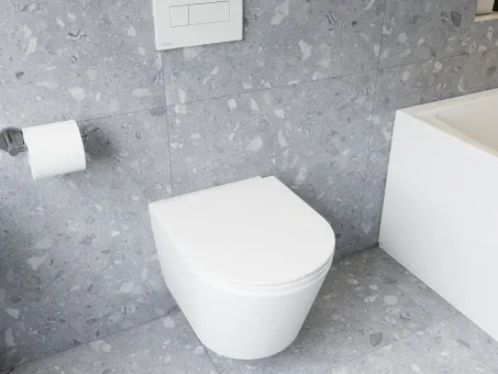 Flow RimOff fali WC szett, fehér