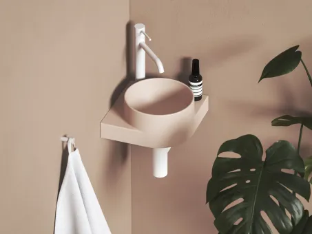 Yard 28 C kerámiamosdó Alabaster Pink