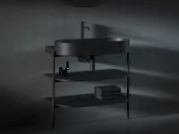 CS Yard 80 fürdőszobai bútor, matt fekete