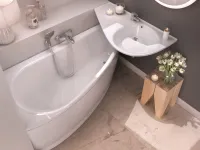 Avocado 160x75 akrilkád bal (hófehér)