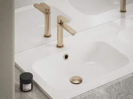 Eleganta álló mosdócsaptelep 170 mm leeresztő nélkül EL 012.60RGB, Rose Gold Brushed