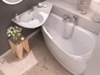 Avocado 160x75 akrilkád jobb (hófehér)