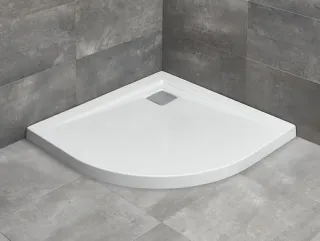 Argos A íves zuhanytálca 90x90 fehér, ajándék szifonnal